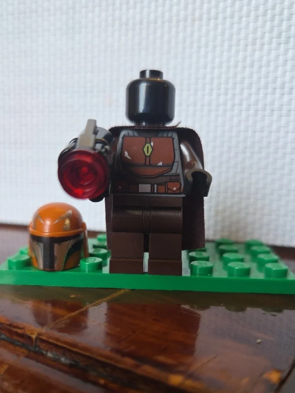 LEGO Mandalorian Mini Figure with Blaster